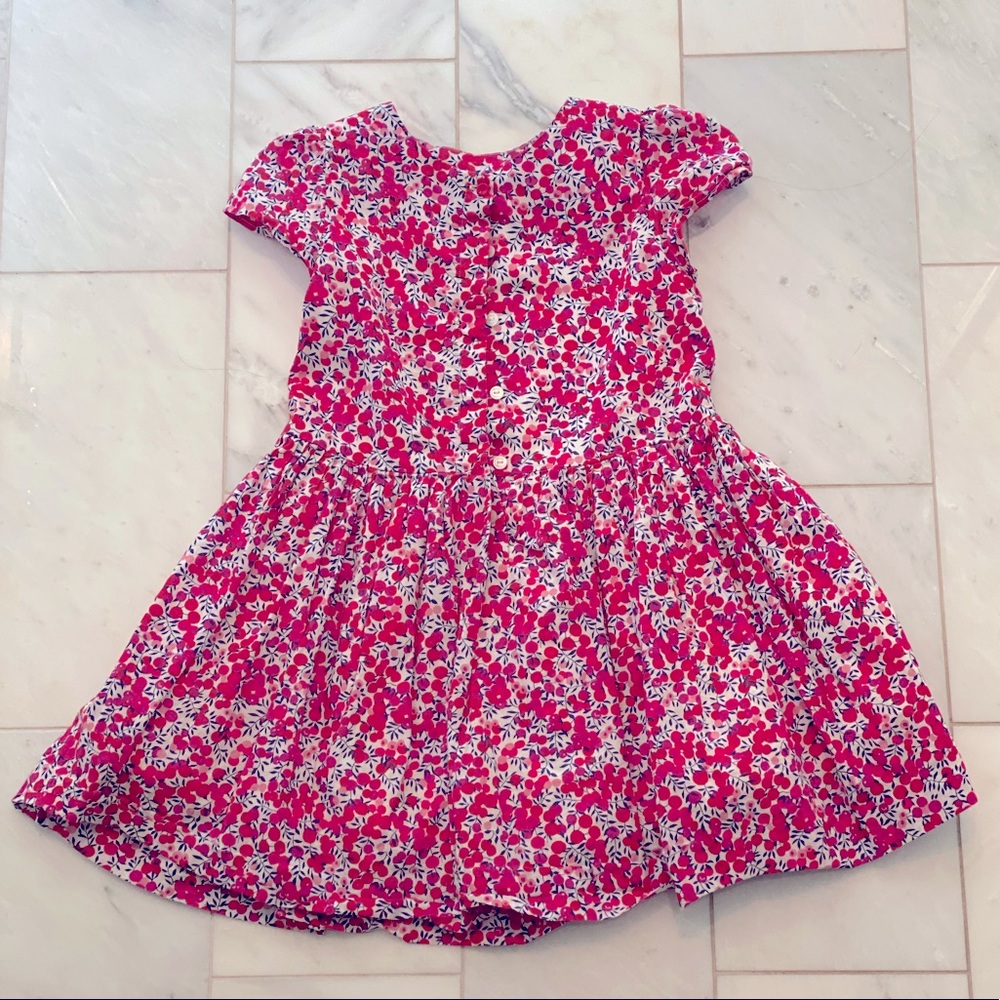 Jacadi 5a Dress Liberty Print EUC